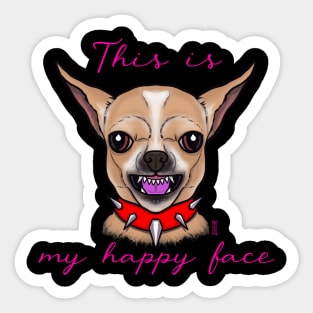 Angry chihuahua Sticker